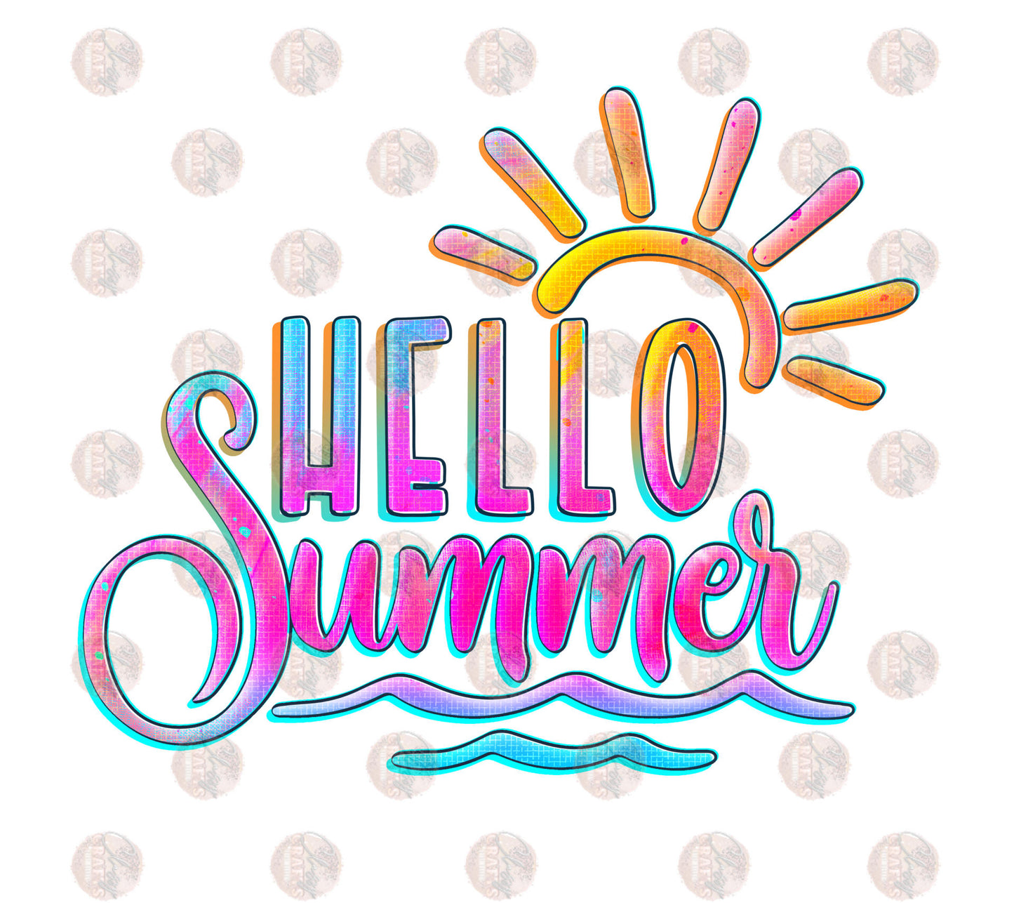 Hello Summer - Sublimation Transfer
