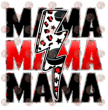 Hockey Mama Red Transfer