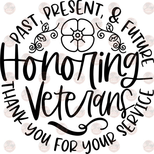 Honoring Veterans - Sublimation Transfer