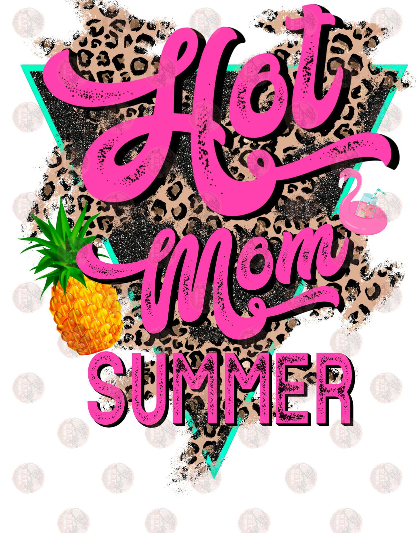 Hot Mom Summer Pineapple Transfer