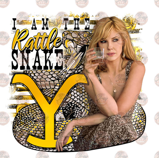 I Am The Rattlesnake 1- Sublimation Transfer