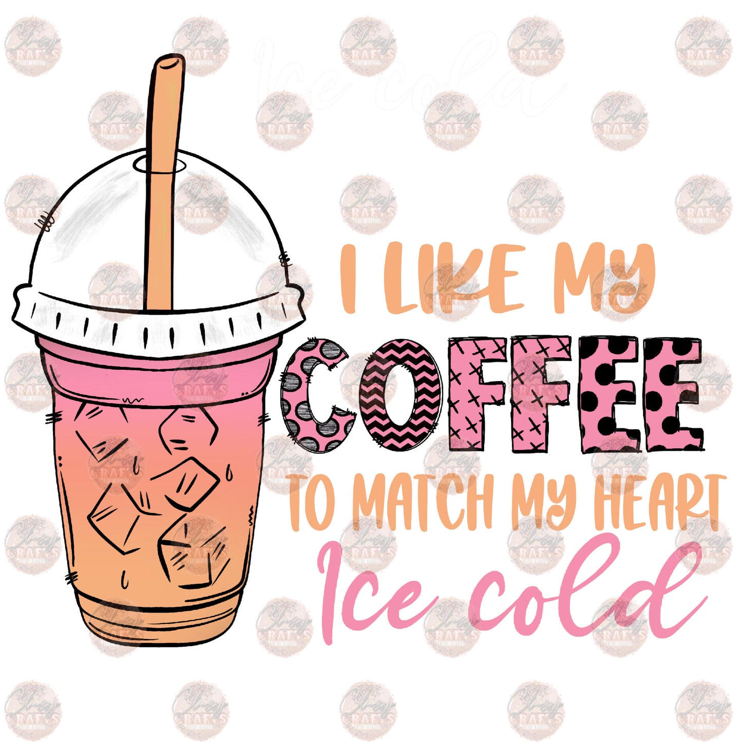 I Like My Coffee - Sublimation Transfer