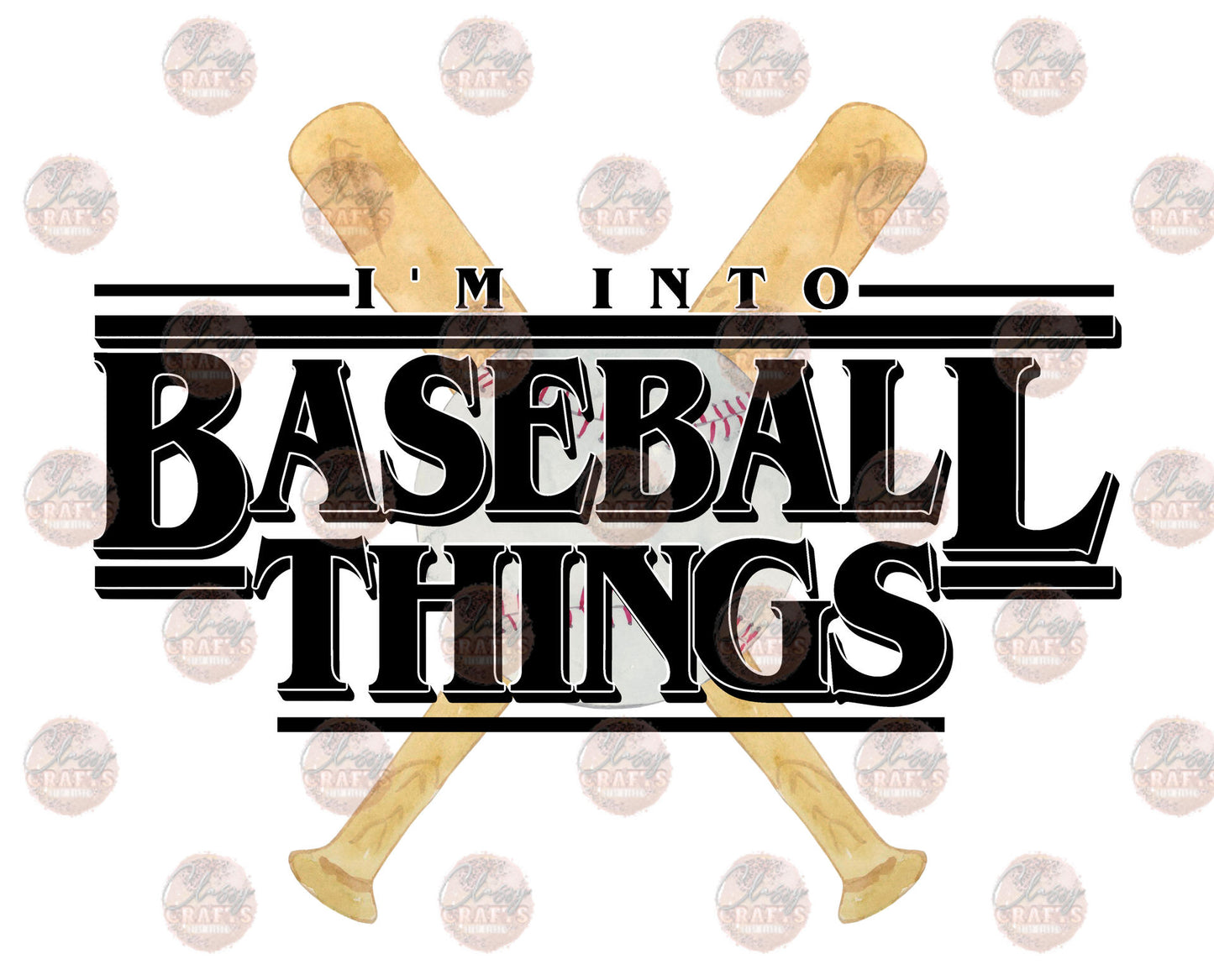 I'm Into Baseball Things 3 Transfer