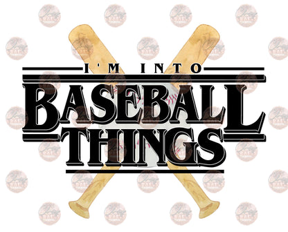 I'm Into Baseball Things 3 Transfer