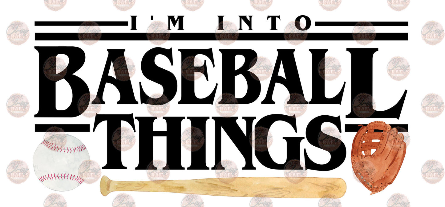 I'm Into Baseball Things 5 Transfer