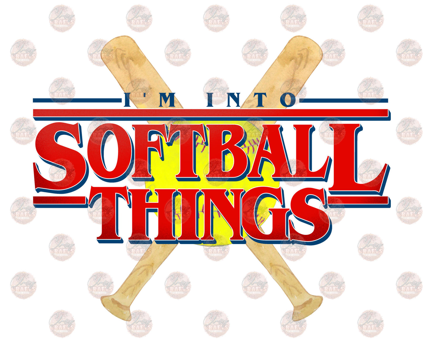 I'm Into Softball Things 4 Transfer