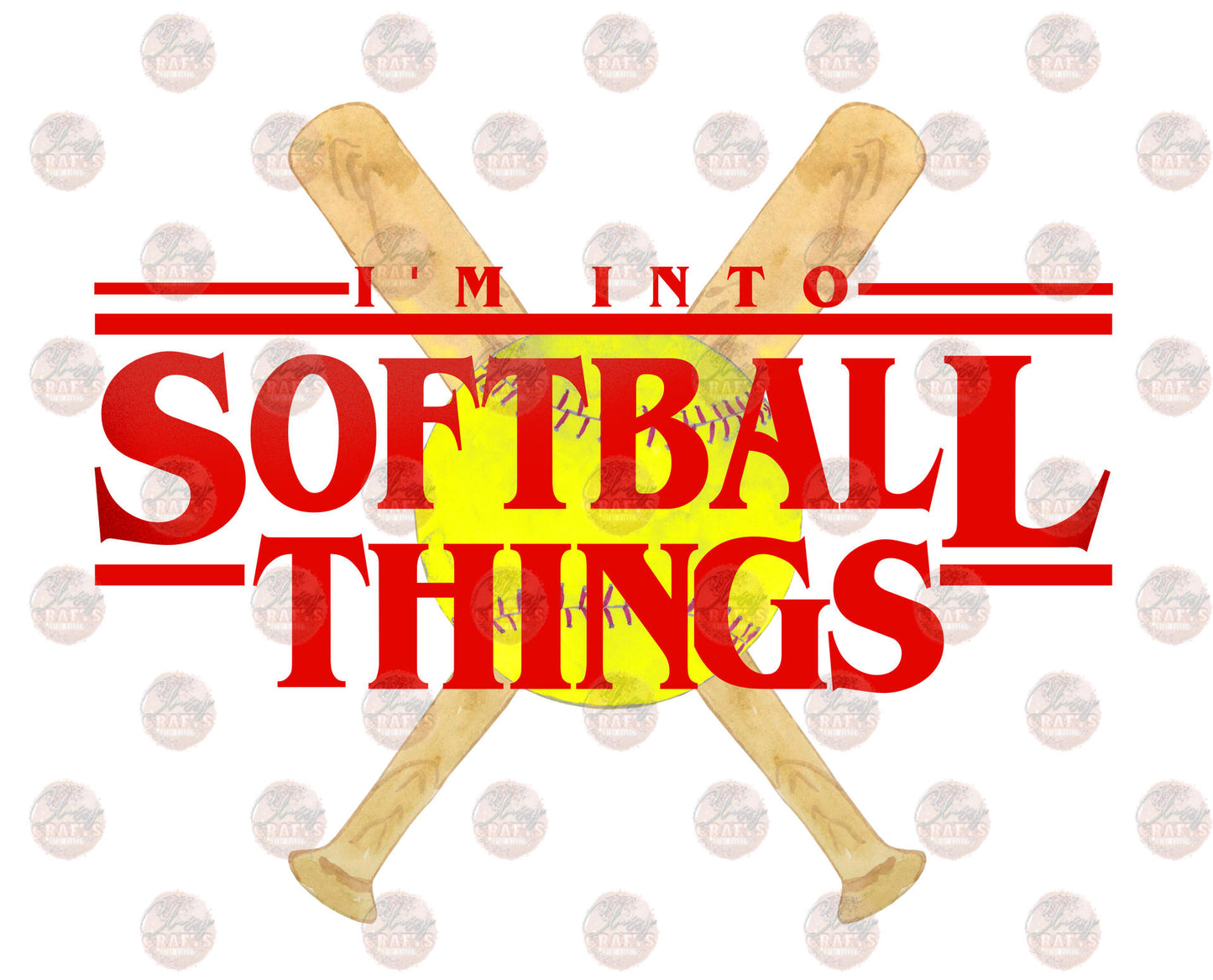 I'm Into Softball Things 6  Transfer