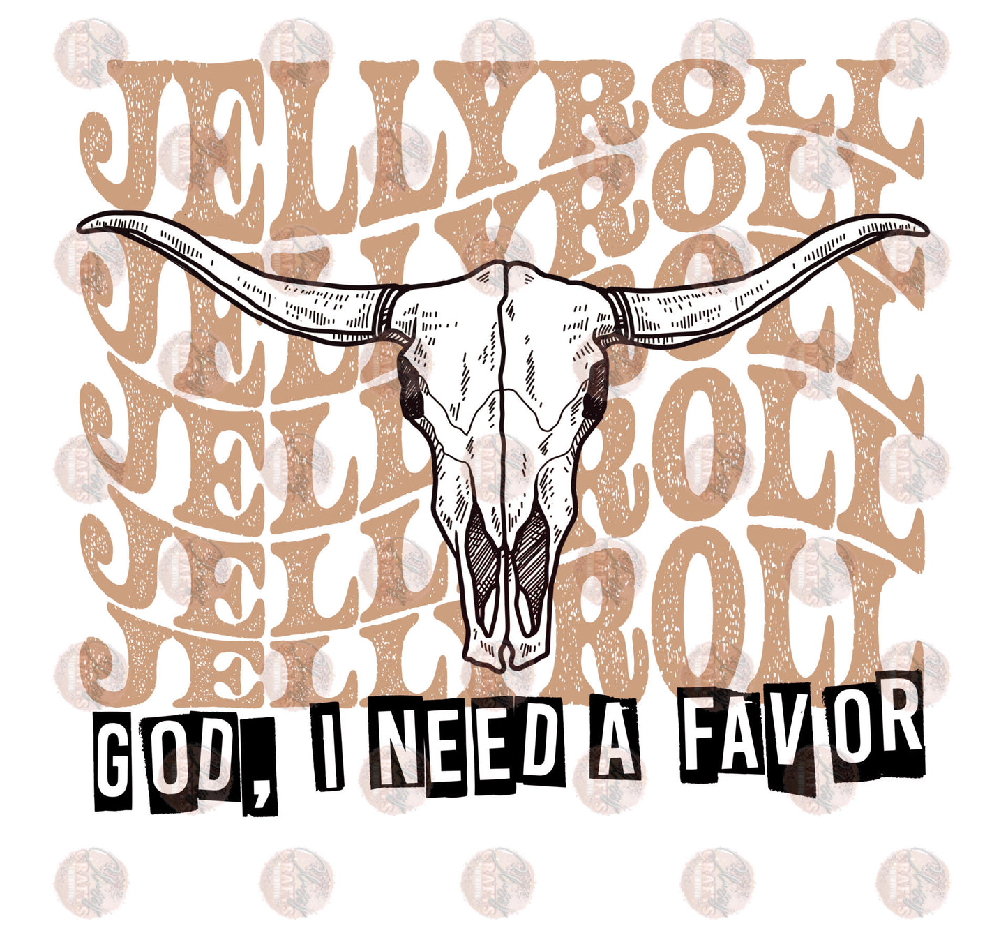 J.R. I Need A Favor 2 - Sublimation Transfer