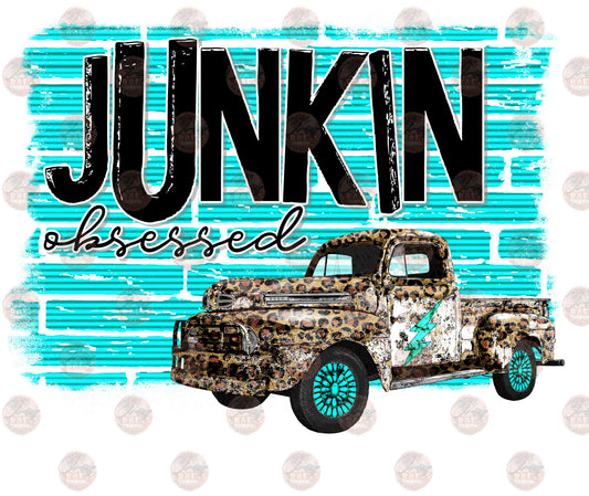 Junkin Obsessed Mint Brick- Sublimation Transfer