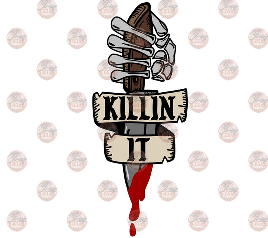 Killin It Knife Color -Sublimation Transfer