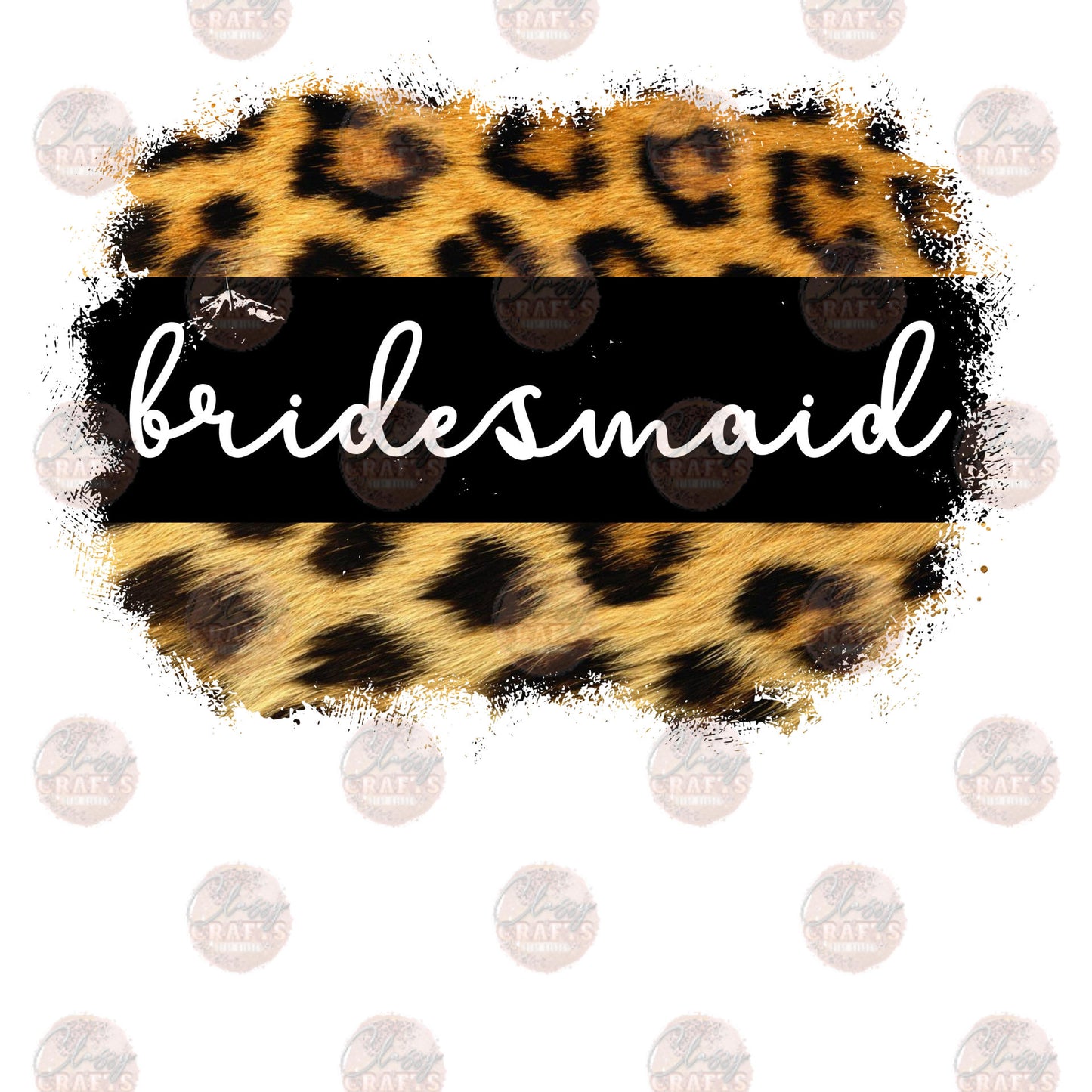 Leopard Bridesmaid - Sublimation Transfer
