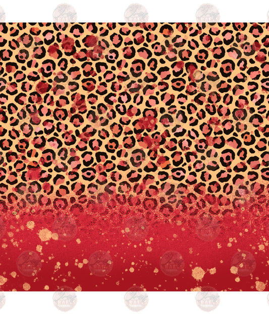 Leopard Christmas Sleeve 1 - Sublimation Transfer
