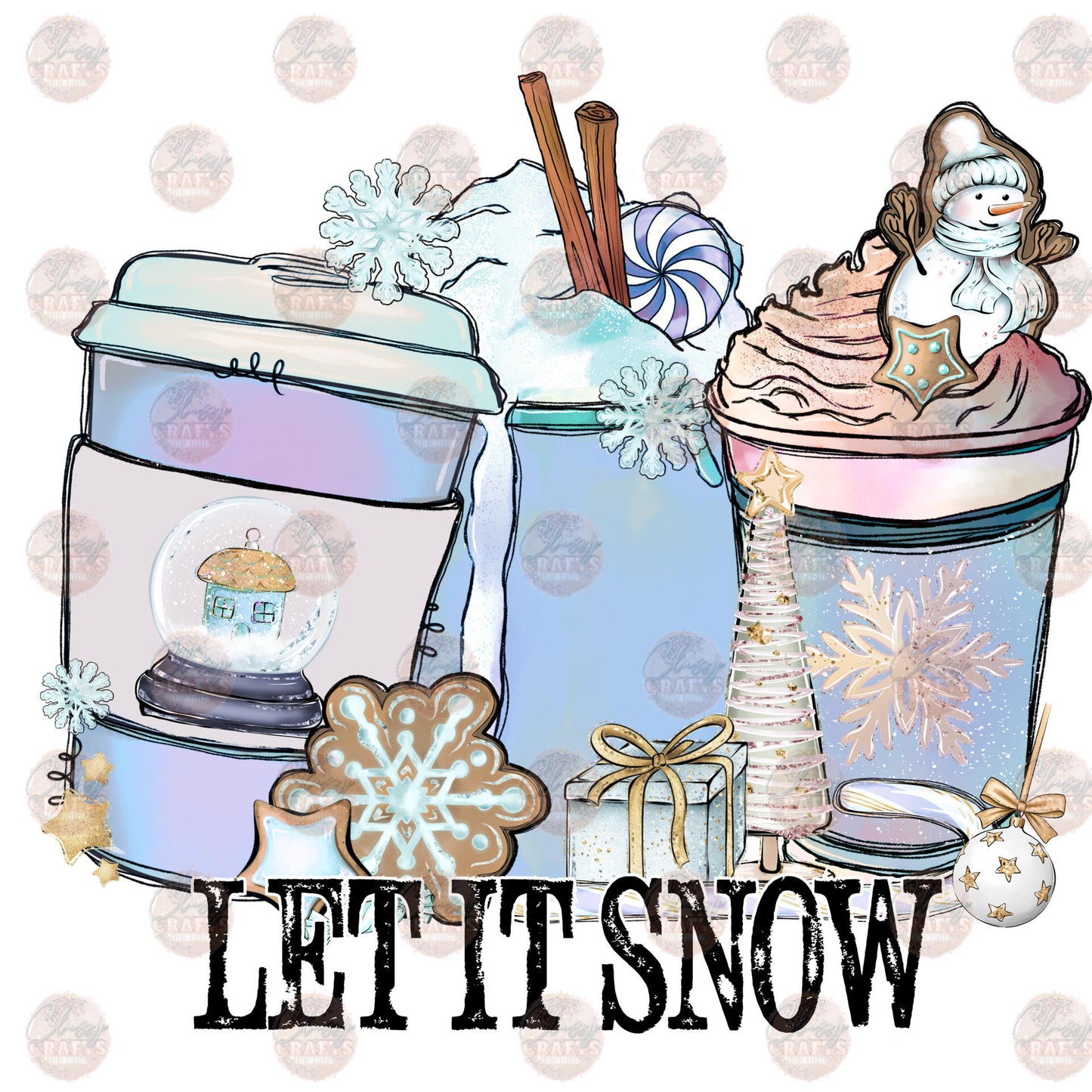 Let It Snow- Sublimation Transfer
