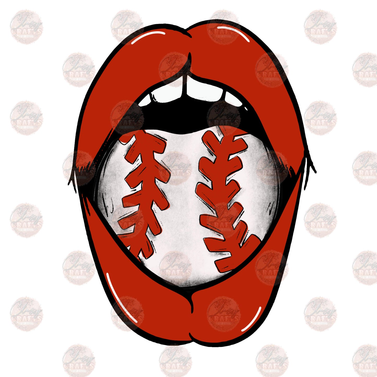 Lips- Baseball 2 Transfer