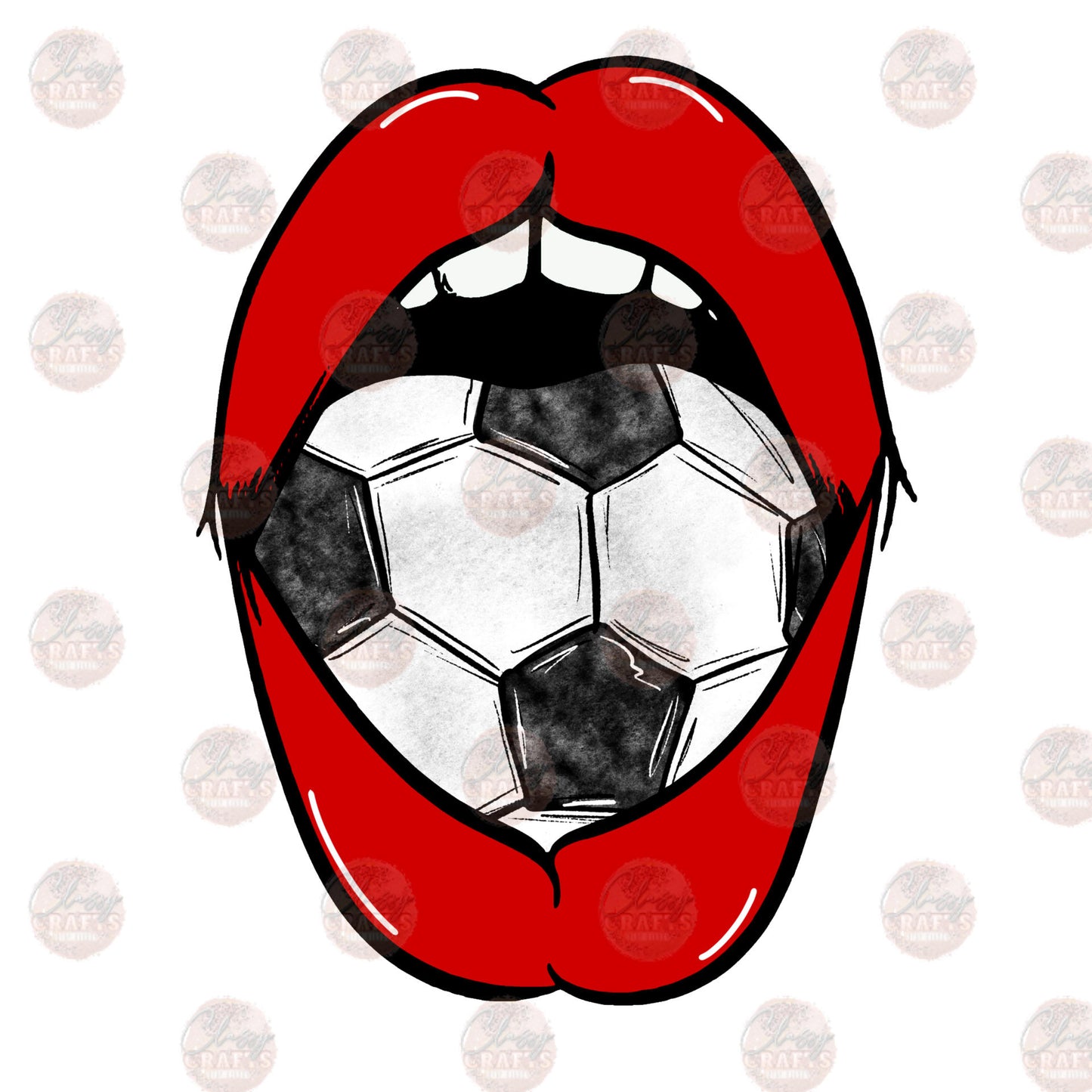 Lips- Soccer Transfer