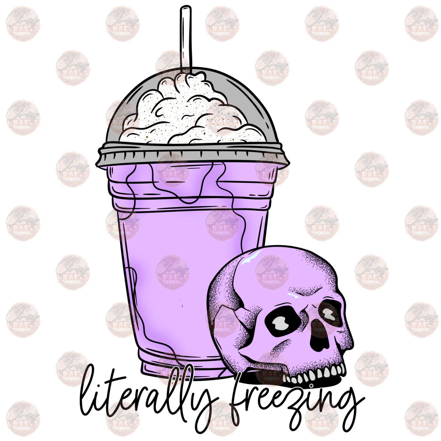 Literally Freezing Purple - Sublimation Transfer