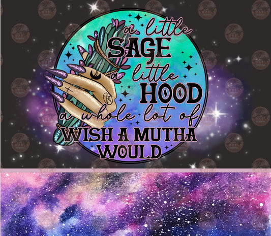 Little Sage Little Hood Tumbler Wrap