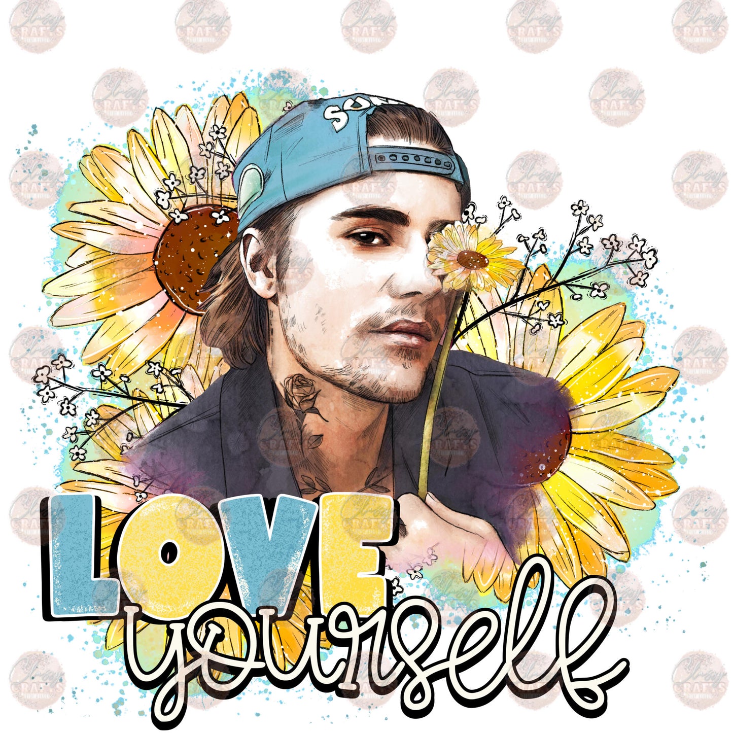 Love Yourself JB - Sublimation Transfer