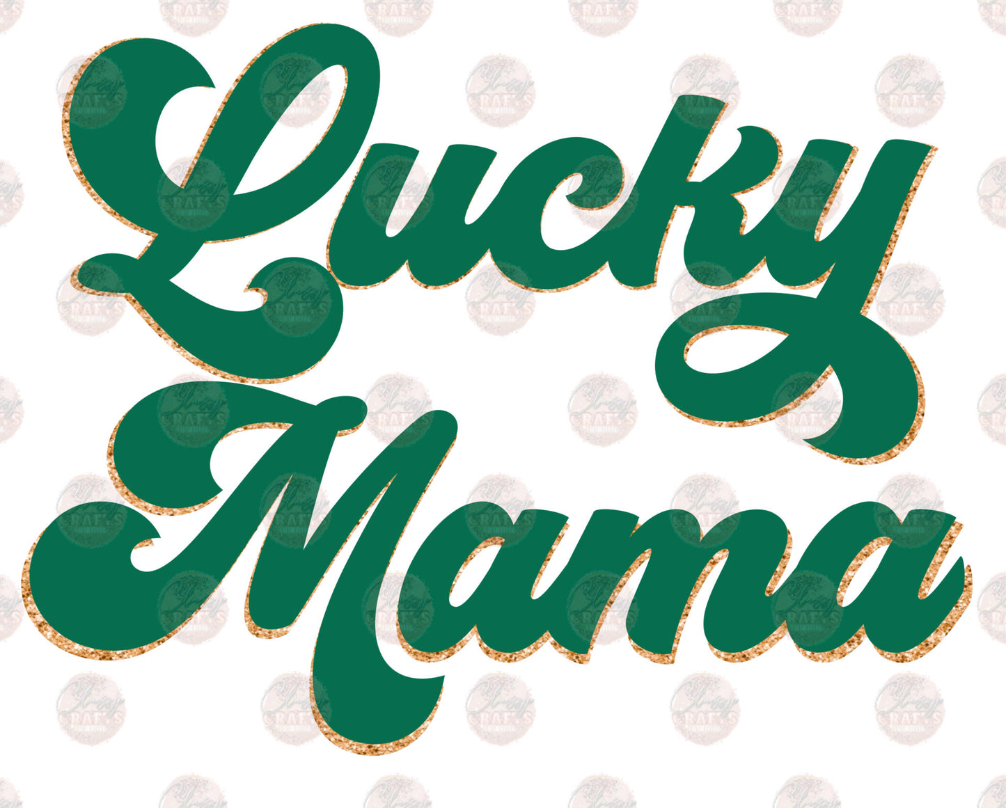 Lucky Mama Green Transfer