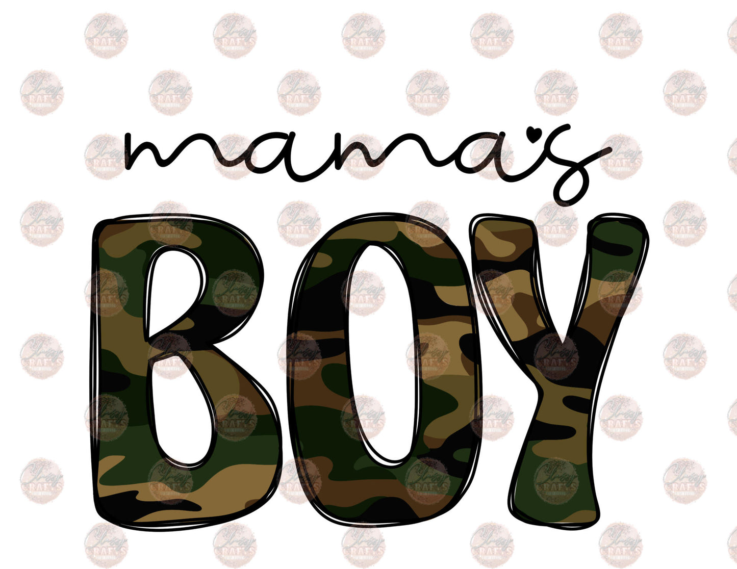 Mama's Boy Camo - Sublimation Transfer