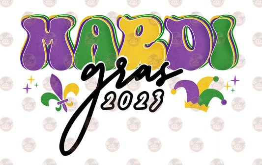 Mardi Gras 3 - Sublimation Transfer