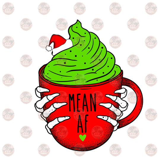 Mean AF Christmas Mug - Sublimation Transfer