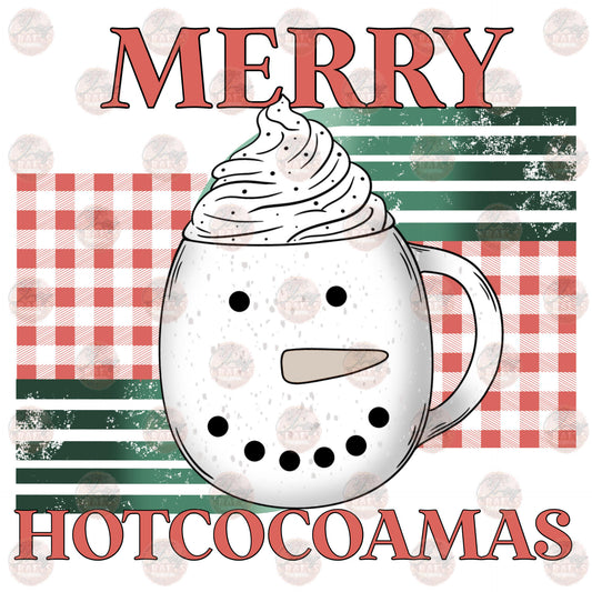 Merry Hotcocoamas Red & Green - Sublimation Transfer