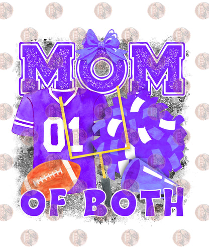 Mom Of Both with Background Purple Transfer