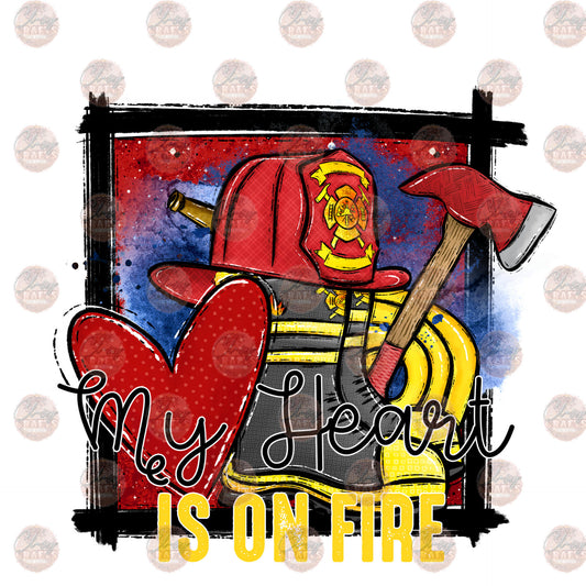 My Hero Is On Fire -Sublimation Transfer