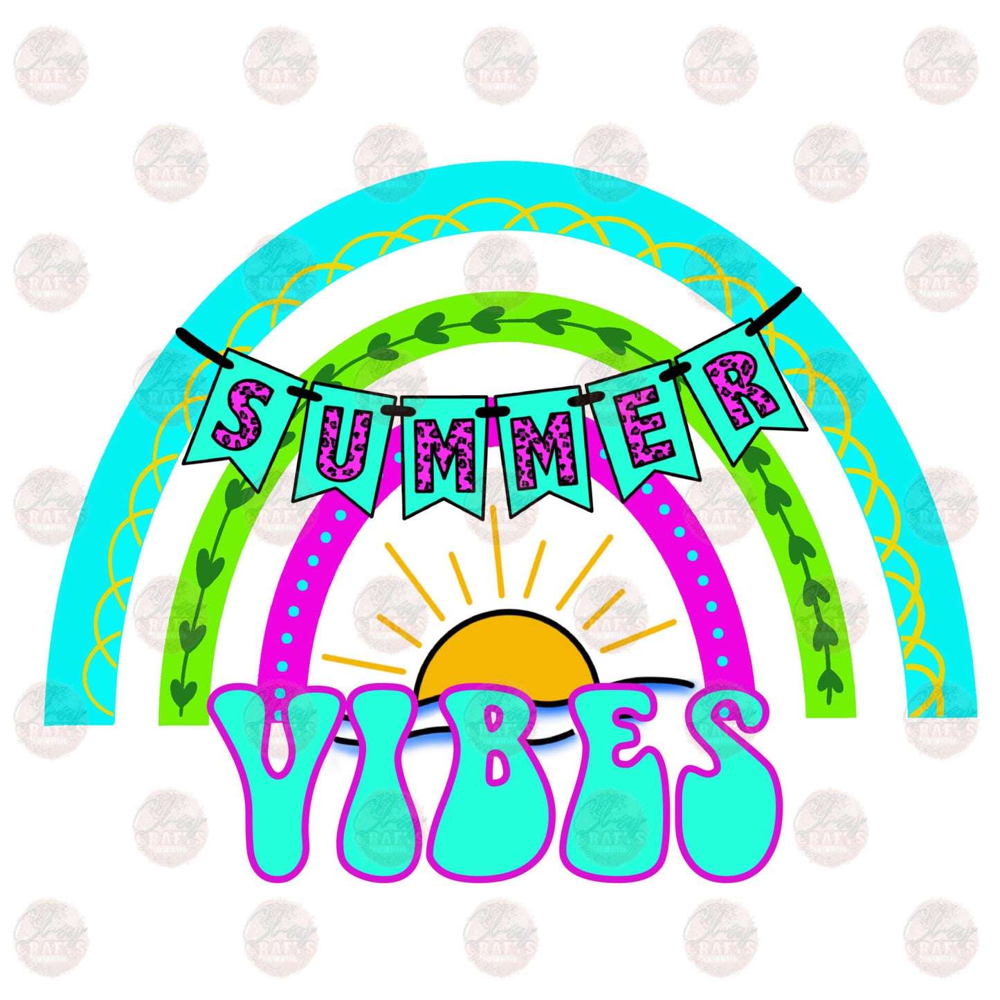 Neon Summer Vibes Transfer