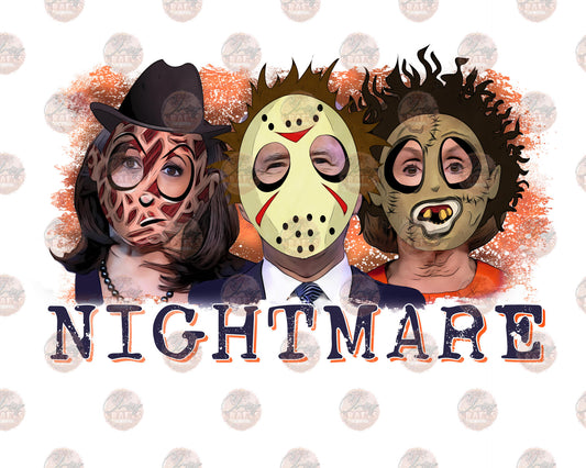 Nightmare In The Whitehouse- Sublimation Transfer