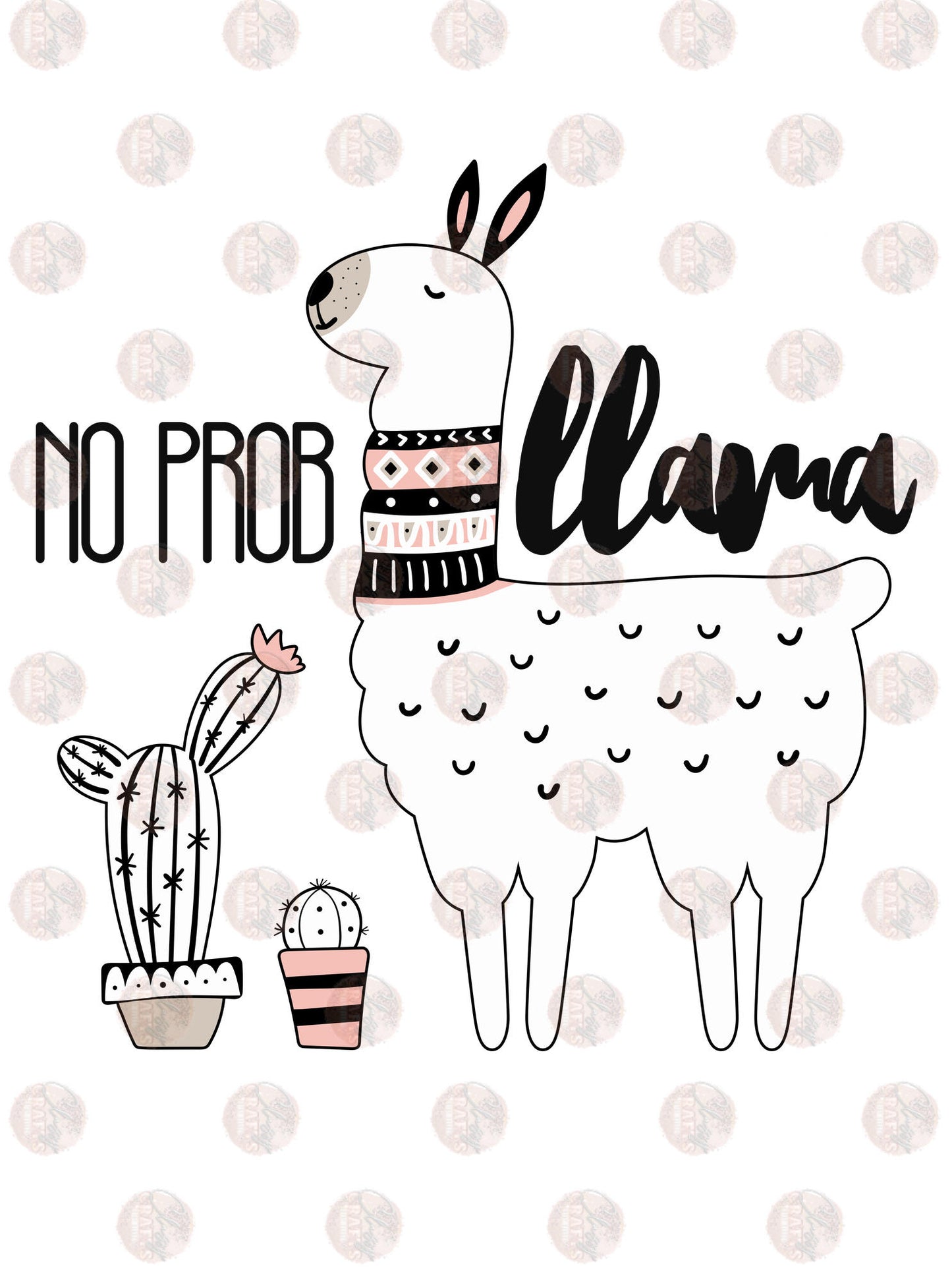 No Prob Llama - Sublimation Transfer