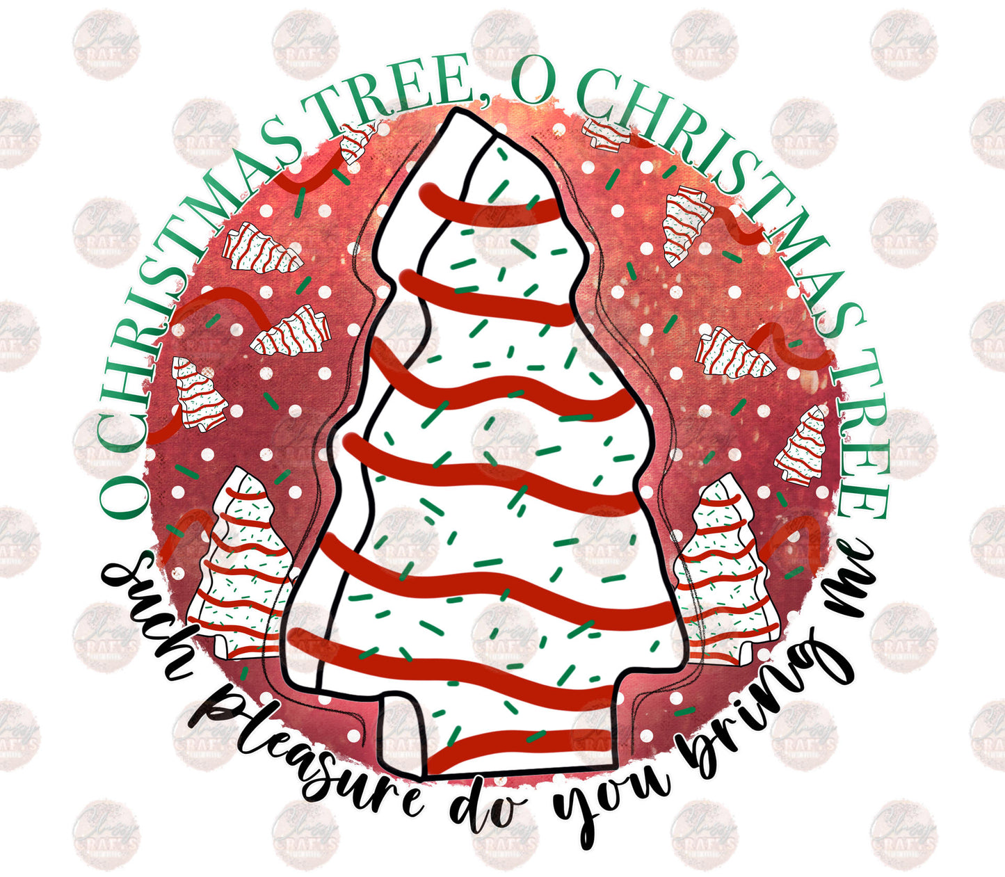 O Christmas Tree 1 - Sublimation Transfer