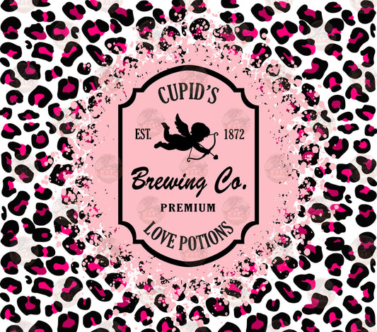 Pink Cheetah Brewing Co. Tumbler Wrap - Sublimation Transfer