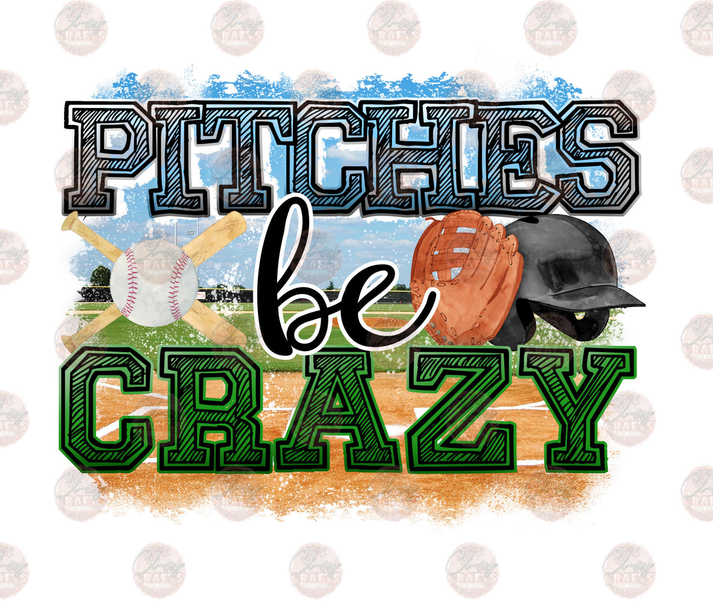 Pitches Be Crazy Baseball 7 Transfer