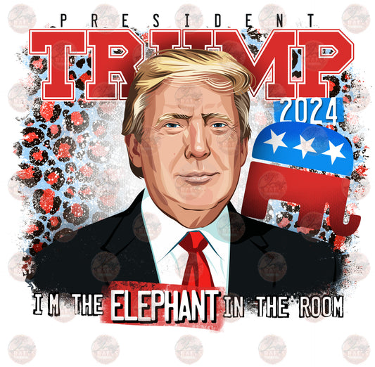 President T Elephant In The Room 1 - Sublimation Transfer