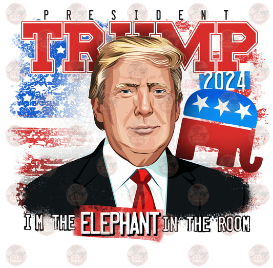 President T Elephant In The Room 3 - Sublimation Transfer