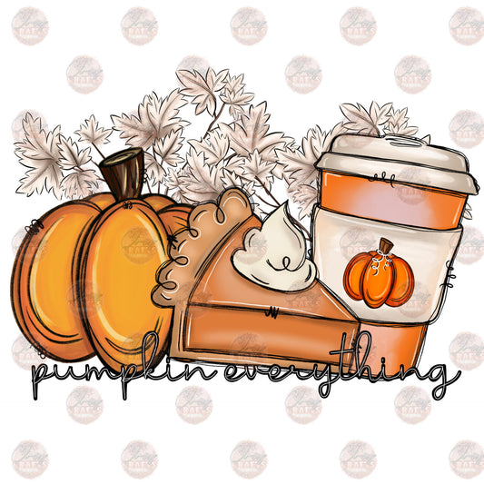 Pumpkin Everything- Sublimation Transfer