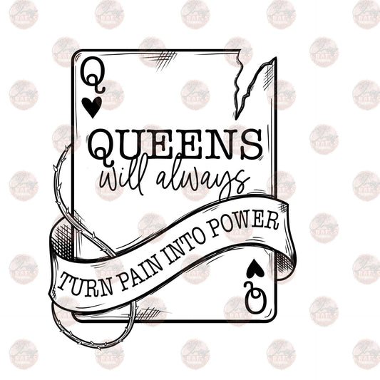 Queens 1 - Sublimation Transfer