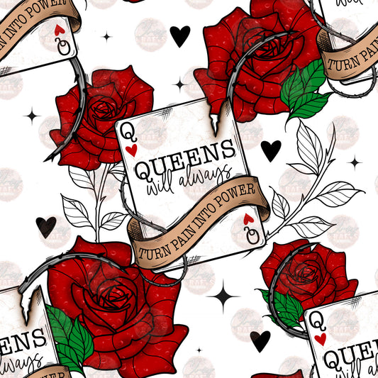Queens 1 Seamless Wrap - Sublimation Transfer