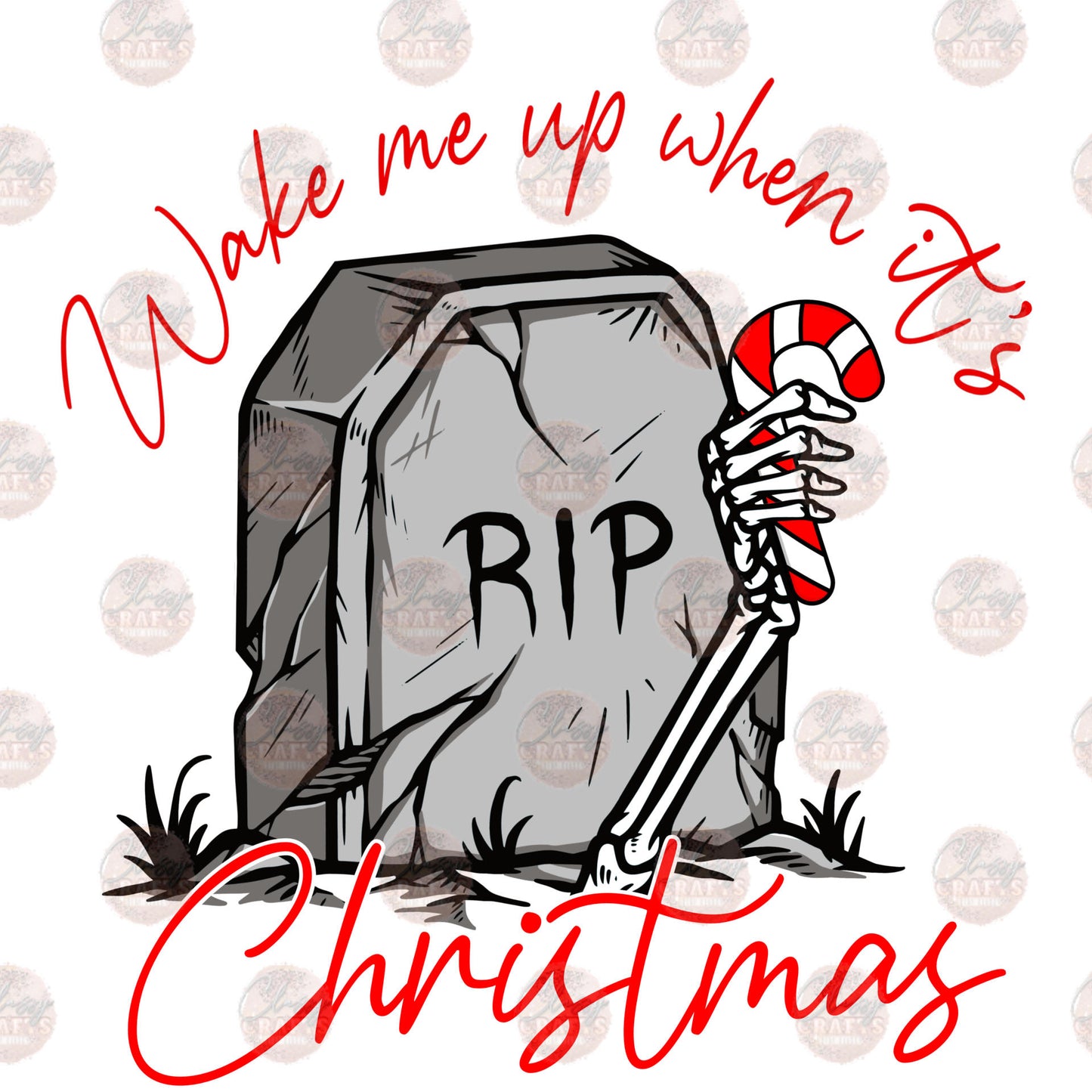 RIP Christmas -Sublimation Transfer