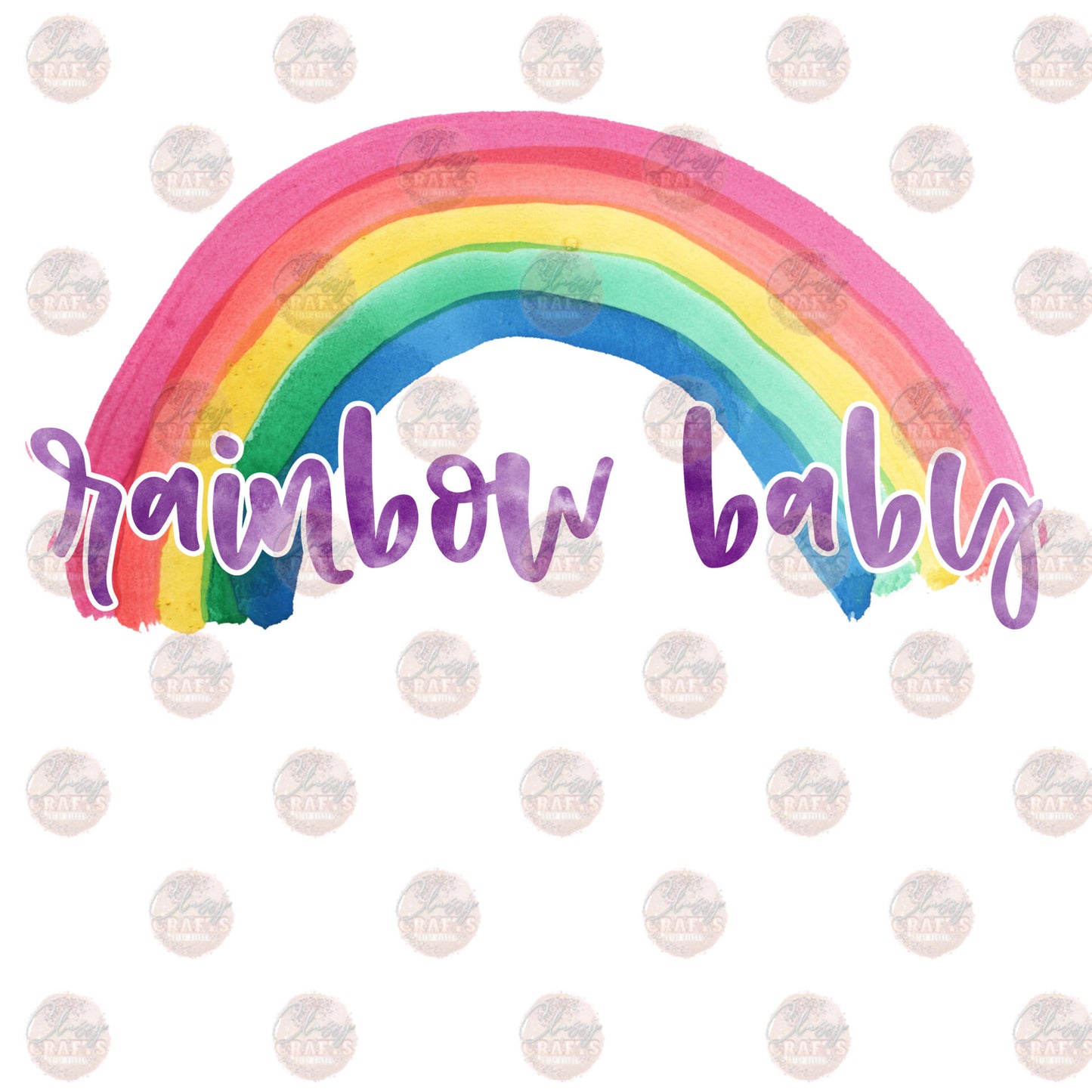 Rainbow Baby- Sublimation Transfer