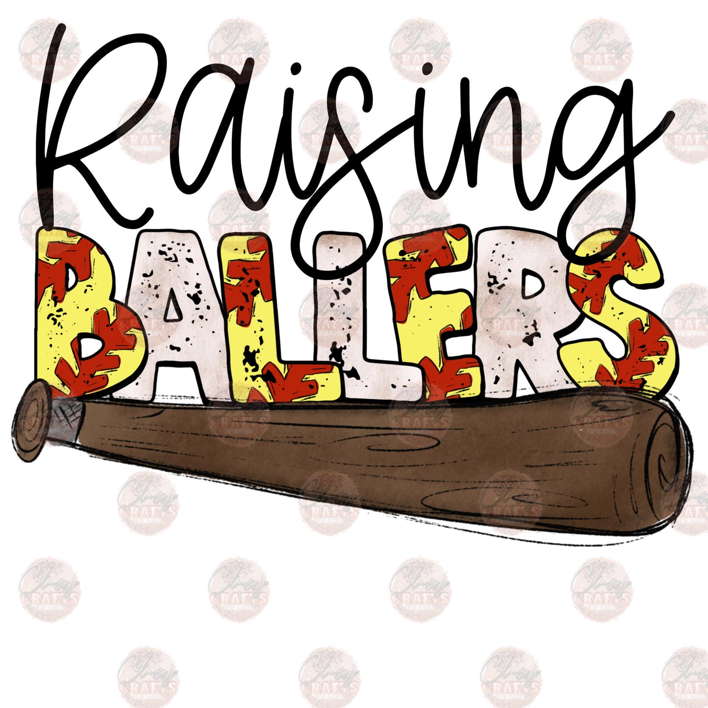 Raising Ballers Softball Bat Transfer