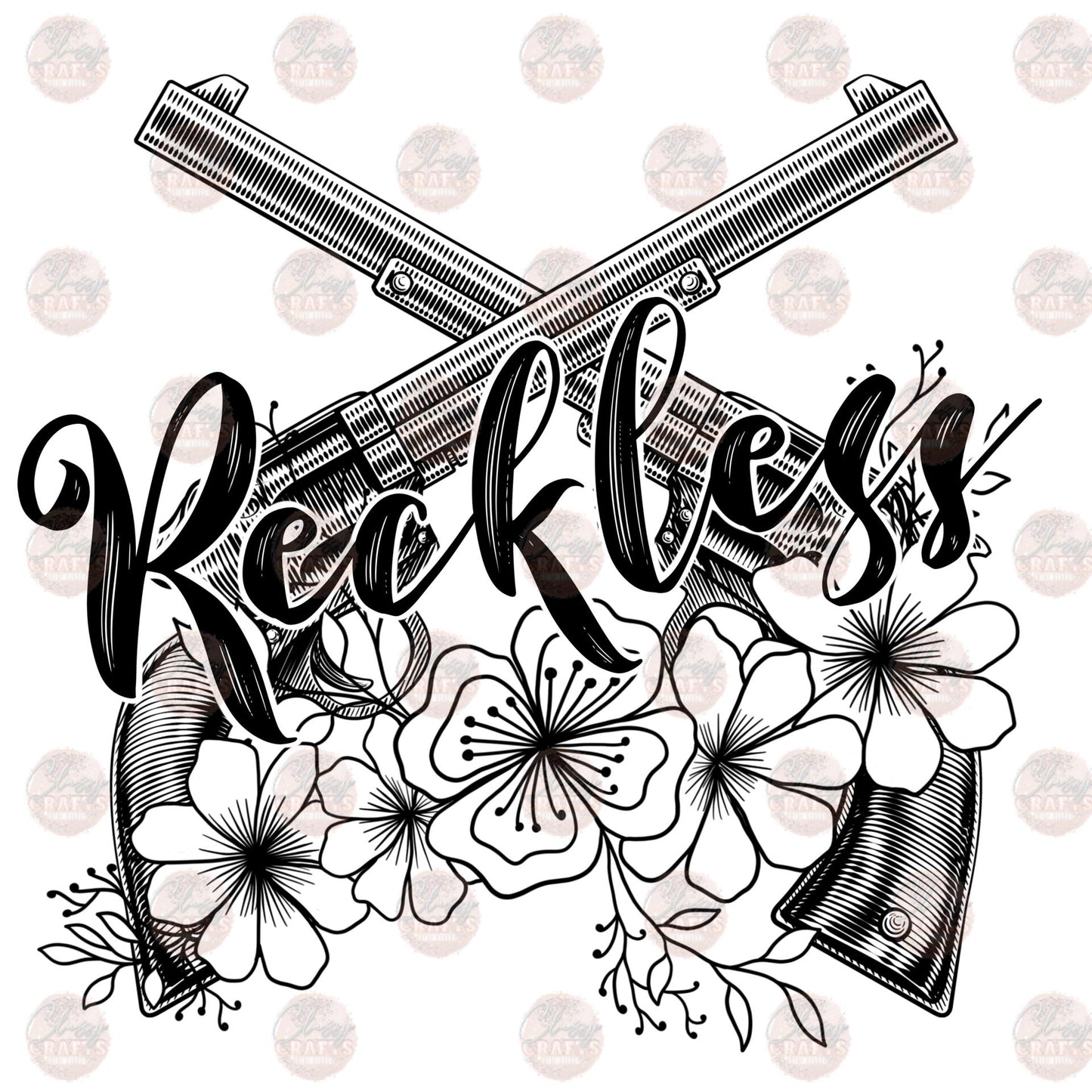 Reckless Floral - Sublimation Transfer