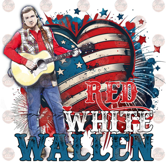 Red White M.W. - Sublimation Transfer
