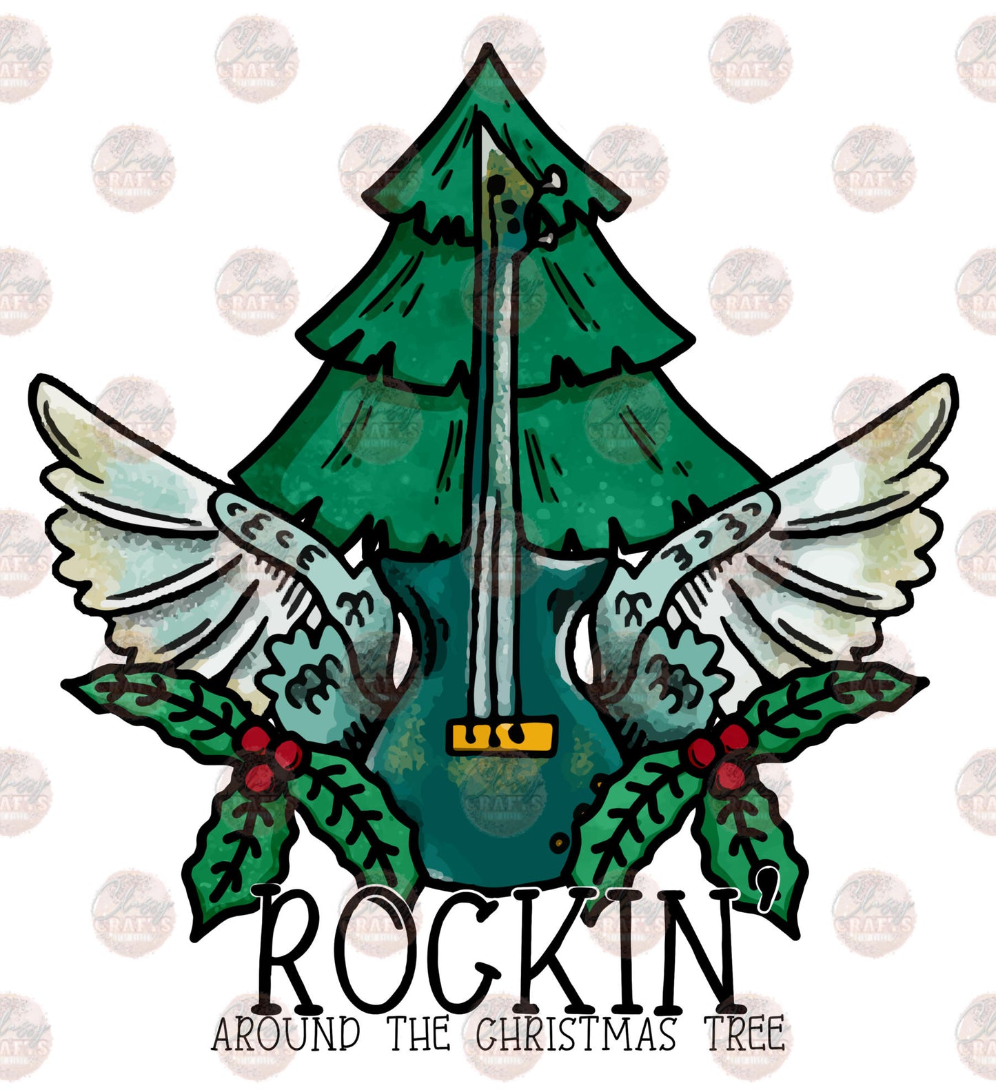 Rockin' Around The Christmas Tree - Sublimation Transfer