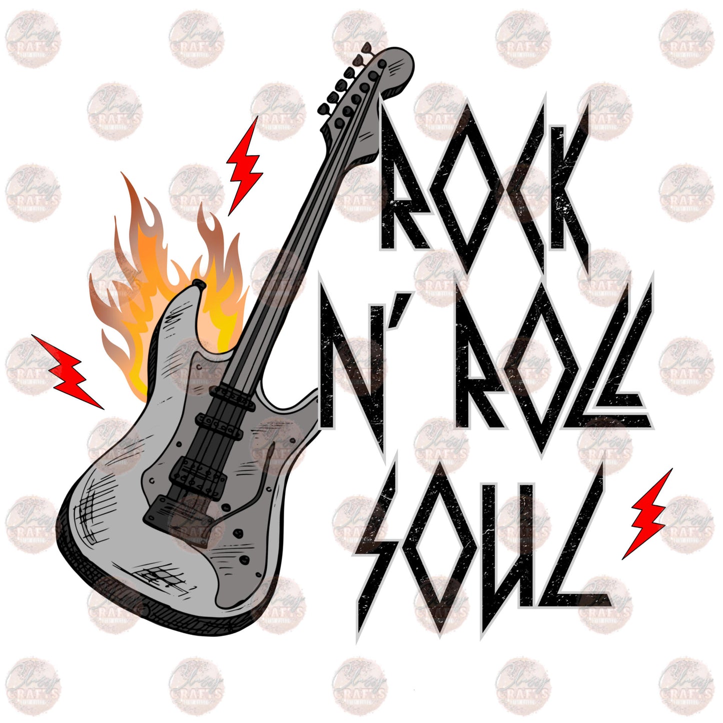 Rock N Roll - Sublimation Transfer