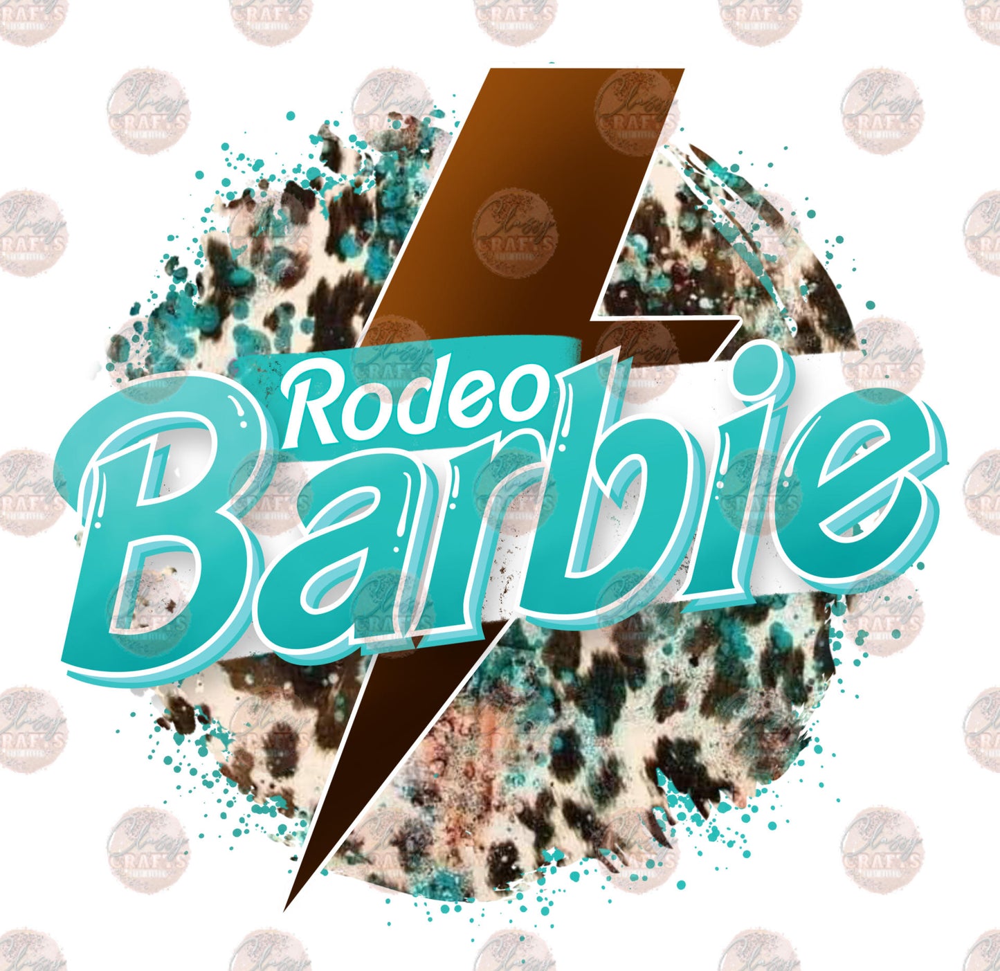 Rodeo Doll Bolt Mint- Sublimation Transfer