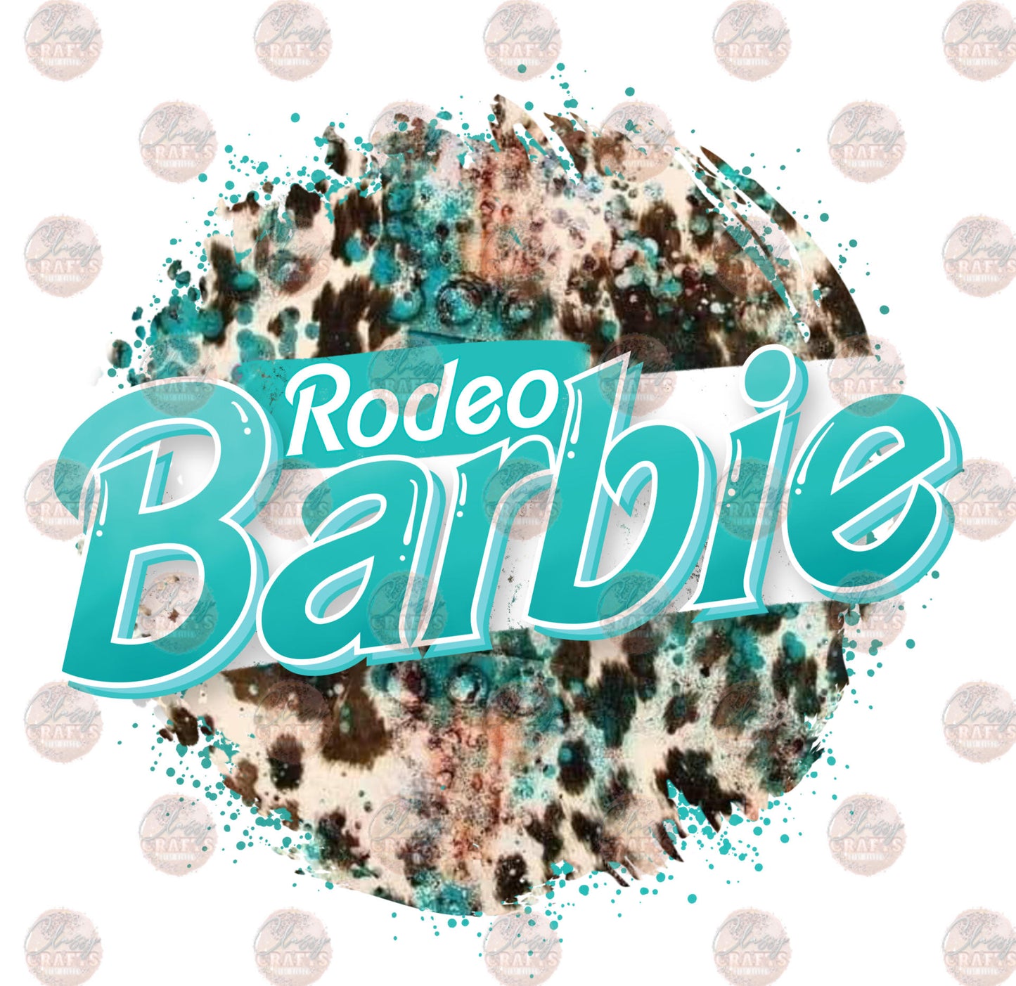 Rodeo Doll Mint- Sublimation Transfer