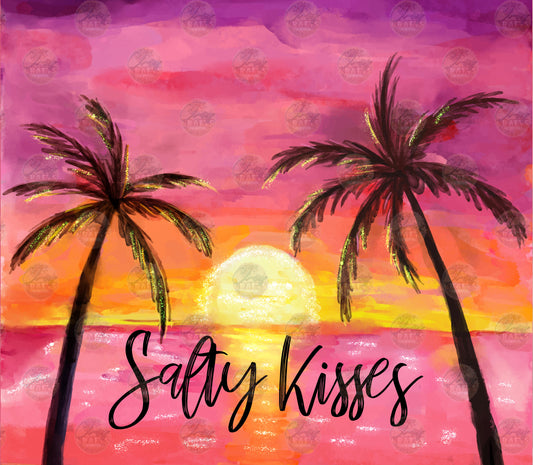 Salty Kisses Tumbler Wrap - Sublimation Transfer